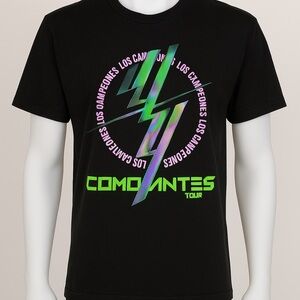 Wisin y Yandel “Como Antes Tour” 2019 Concert Tee | Size L Black Graphic T-Shirt